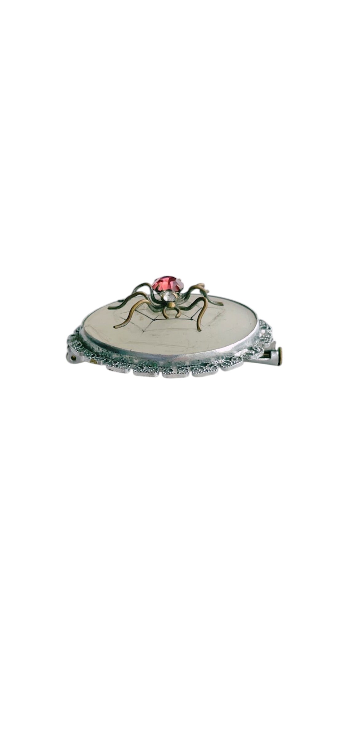 Antique Italian Art Deco Filigree Spider Brooch