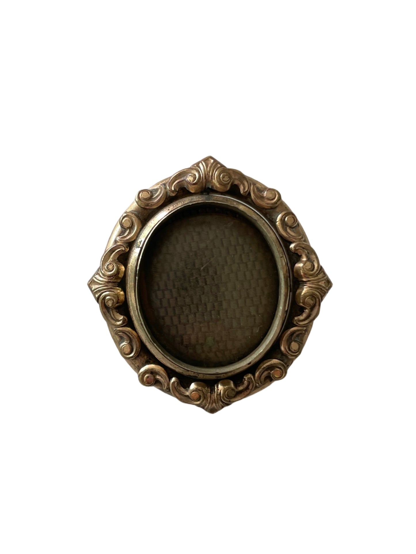 Antique Victorian Spinning Cameo Locket Brooch