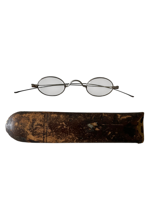Antique Spectacles with Leather Case